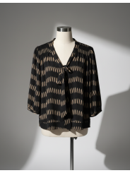 The LIMITED Patterned Blouse Size XL