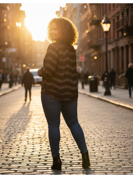 The LIMITED Patterned Blouse Size XL