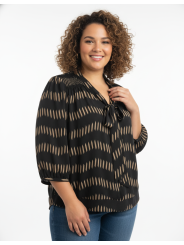 The LIMITED Patterned Blouse Size XL