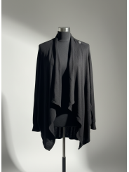 KORVE Black Drape Cardigan Size L