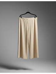 Adrianna Papell Beige Soft Cotton Palazzo Pant Size XL