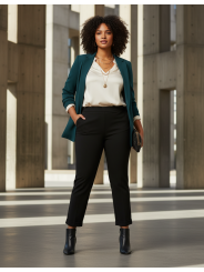 Simply Vera - Vera Wang Black Soft Cotton Pant Size M