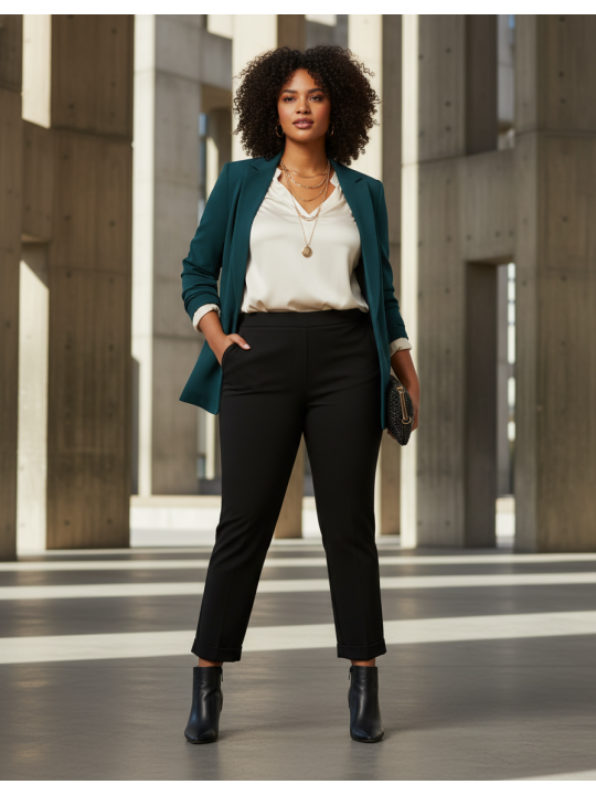 Simply Vera - Vera Wang Black Soft Cotton Pant Size M