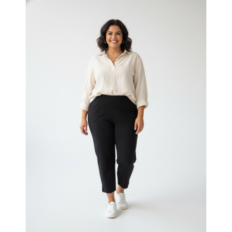 32 Degrees Black Elastic Waist Pant Size XL