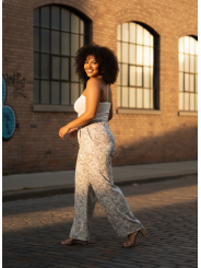 Venezia White Cotton Tube Top Size 14/16