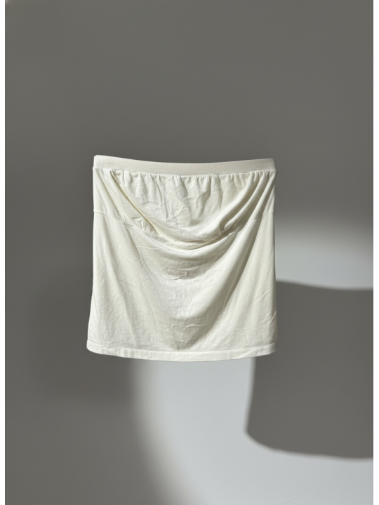 Venezia White Cotton Tube Top Size 14/16