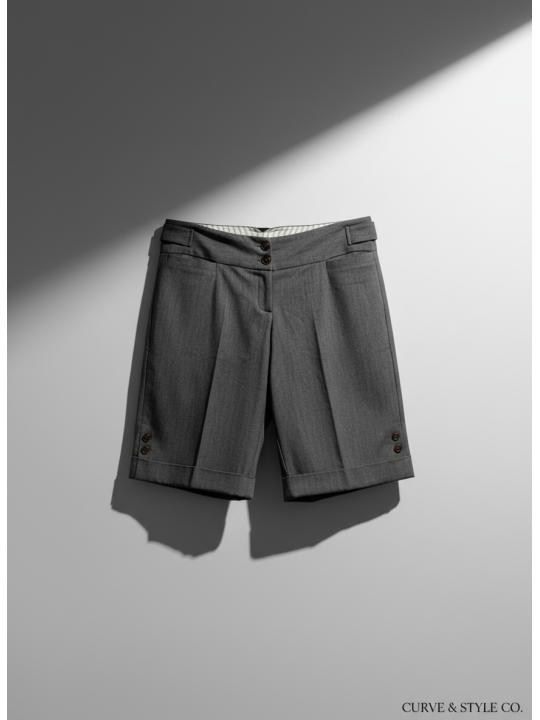 Lane Bryant Gray Slack Capri Pants Size 14