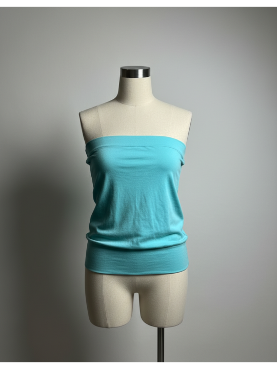 Torrid Light Teal Tube Top Size 1 (14/16)
