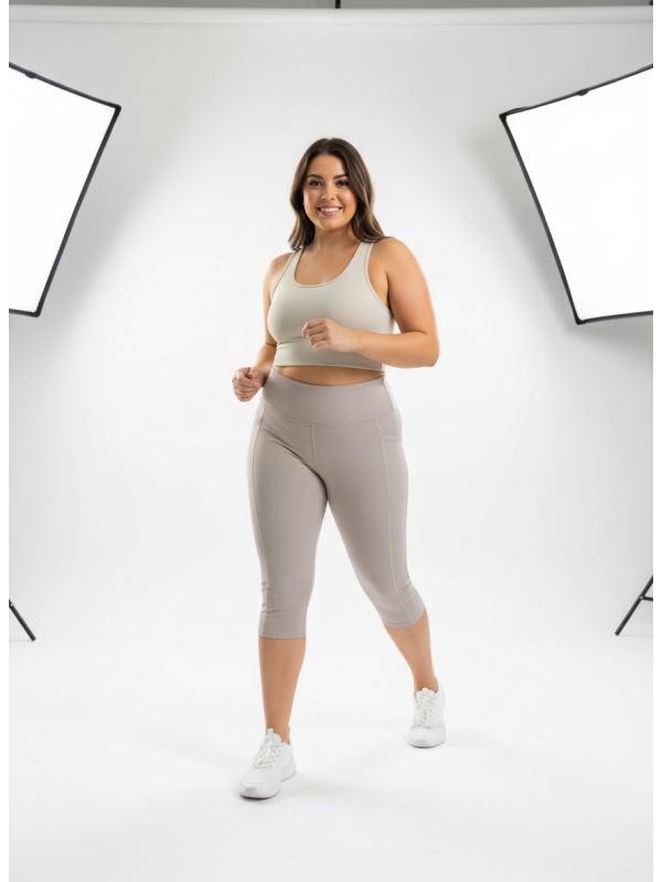 Danskin Light Gray Yoga Pant Size XXL NWT