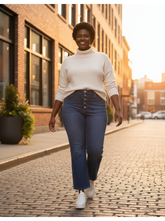 GAP Medium Wash Button Fly Denim Size 16R