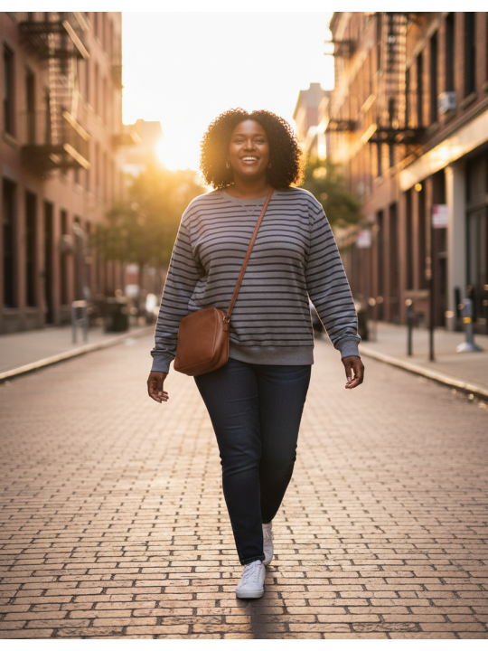 Old Navy Gray Striped Sweater Size XXL