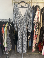 ELOQUII Snake Skin Print Dress Size 26
