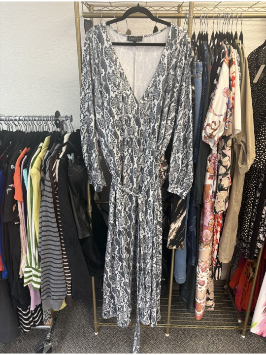 ELOQUII Snake Skin Print Dress Size 26