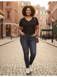 GAP Black Basic Tee Size XL