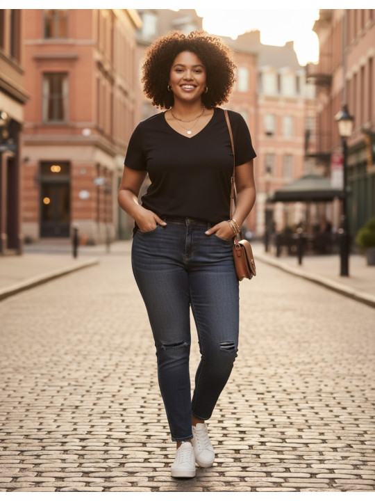 GAP Black Basic Tee Size XL NWT