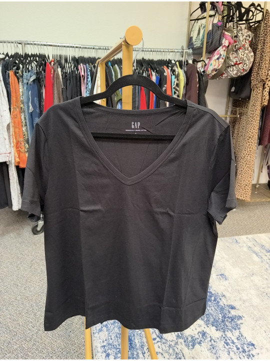 GAP Black Basic Tee Size XL NWT