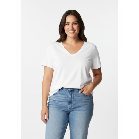 GAP White Basic Tee Size XL