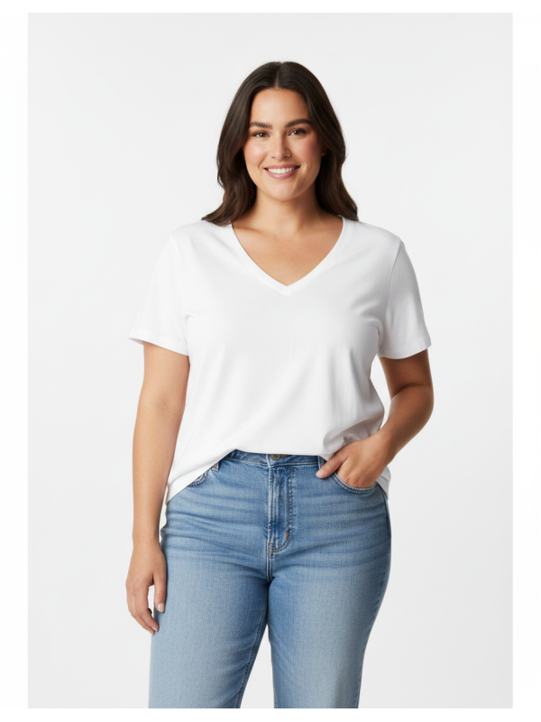 GAP White Basic Tee Size XL