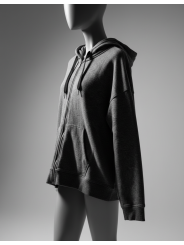 Calvin Klein Gray Zip Up Hoodie Size XXL