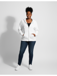 Calvin Klein White Zip Up Hoodie Size XXL