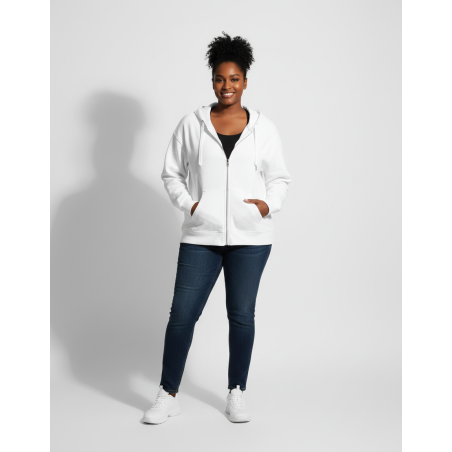 Calvin Klein White Zip Up Hoodie Size XXL