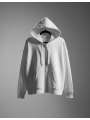 Calvin Klein White Zip Up Hoodie Size XXL