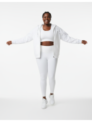 Calvin Klein White Zip Up Hoodie Size XXL