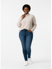 90 Degrees Cream Sweater Size XL