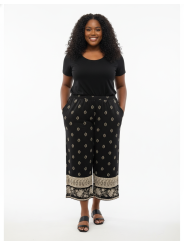 J. Jill Black Cropped Cotton Pant Size 1X