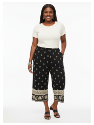 J. Jill Black Cropped Cotton Pant Size 1X
