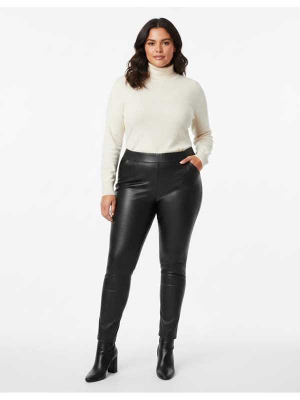 MNG Faux Leather Pant Size 1X