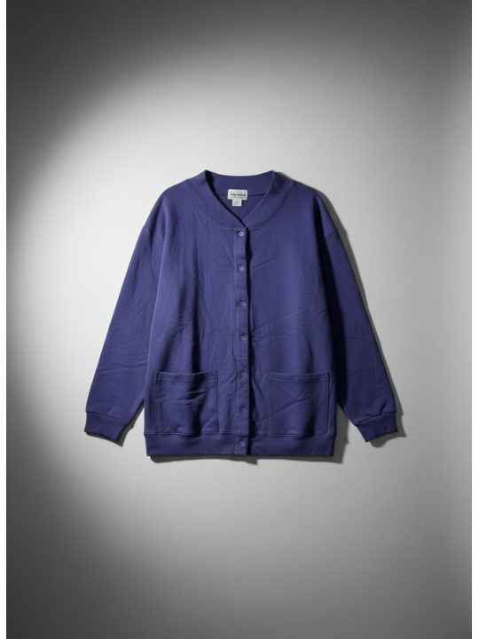 Anthony Richards Purple Button Up Sweater Size 3X