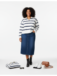 Haven Well Within Striped Sweater Size XXL