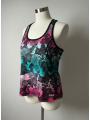 AND1 Teal/Pink Active Tank Top Size 1X