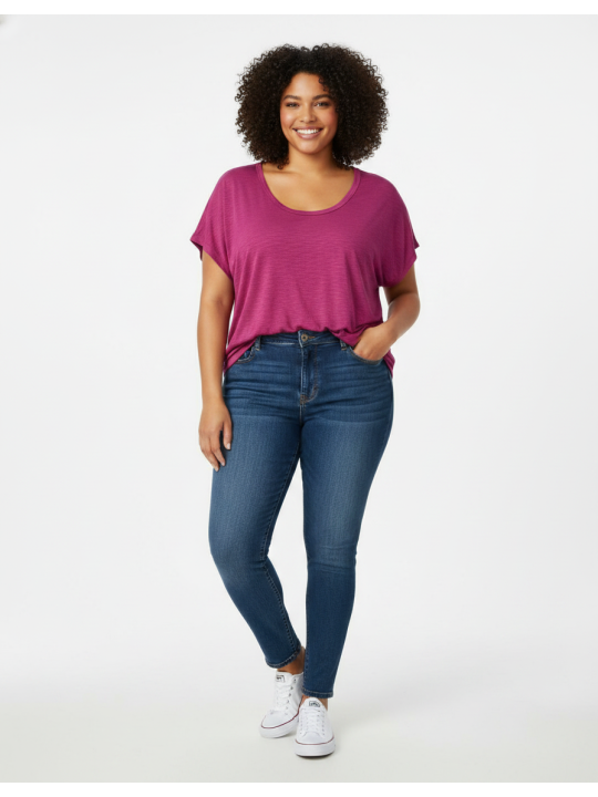 Old Navy Berry Pink Tee Size 2X NWT