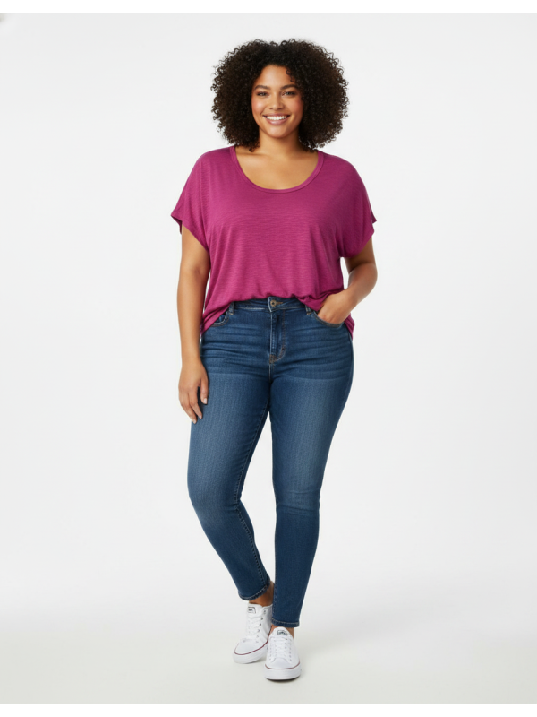 Old Navy Berry Pink Tee Size 2X NWT