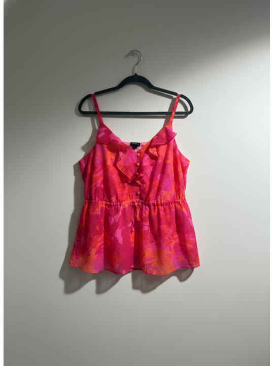 TORRID Pink/Orange Tank Size 1 (14/16) NWT