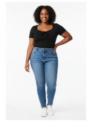 TORRID Black Top Size 0 (12) NWT