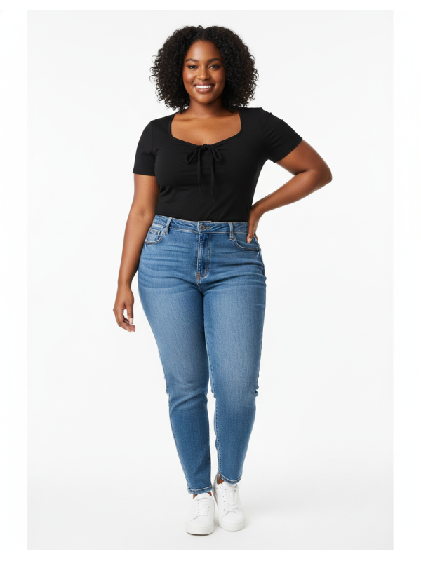 TORRID Black Top Size 0 (12) NWT
