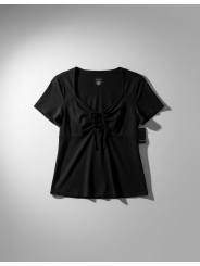 TORRID Black Top Size 0 (12) NWT