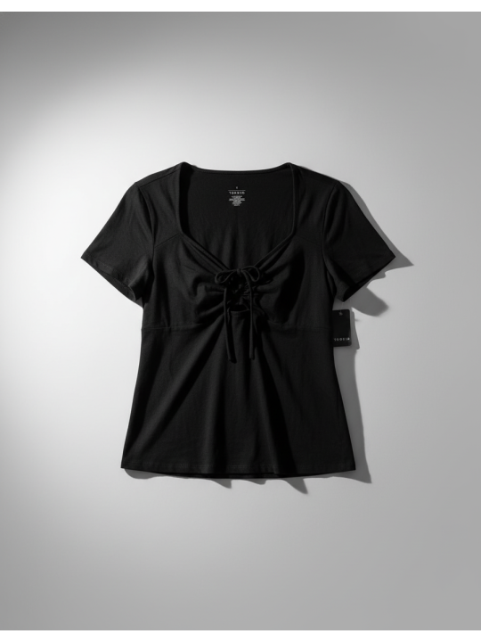 TORRID Black Top Size 0 (12) NWT