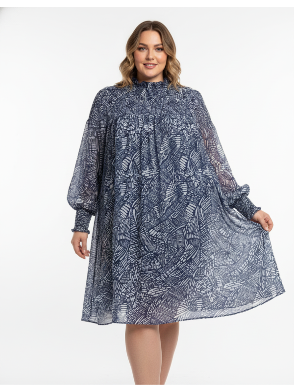 Terra & Sky Blue Dress Size 2X