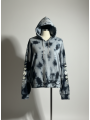 HOTTOPIC Gray Tie Dye Hoodie Size 0 NWT