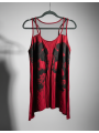 HOTTOPIC Red Glitter Skull Tank Size 1 NWT