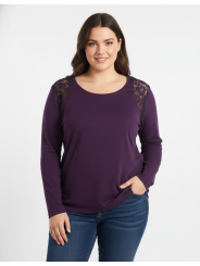 Cacique Purple Sleep Shirt Size 18/20
