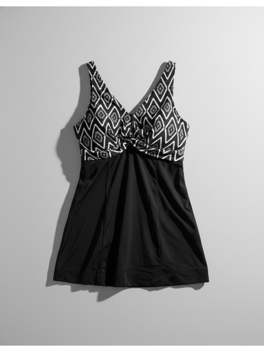 Black & White Swimsuit Size 4X