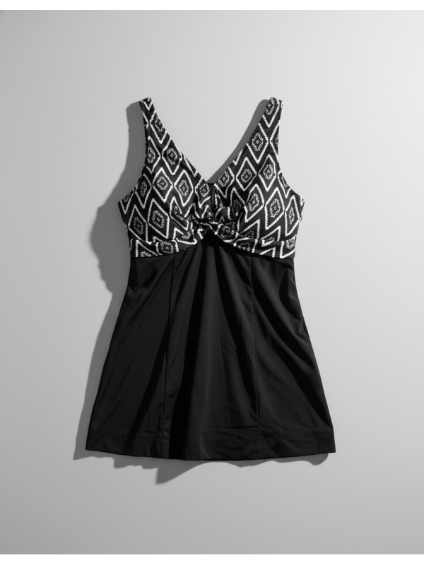 Black & White Swimsuit Size 4X
