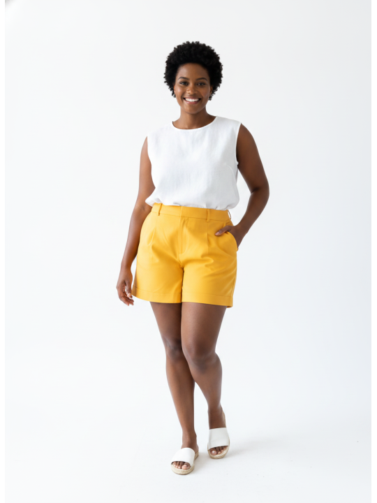 GABIFRESH Yellow Shorts Size 2 NWT