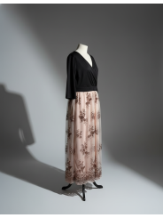 Pink & Black Sequin Dress Size 24