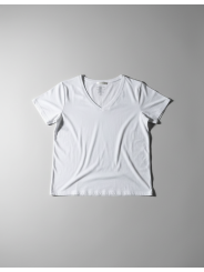 Ava & VIV White V-Neck Tee Size 3X